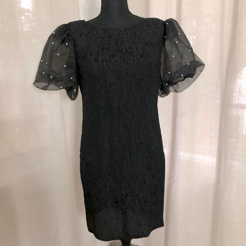 Leslie Faye 1980s Vintage Mini Dress